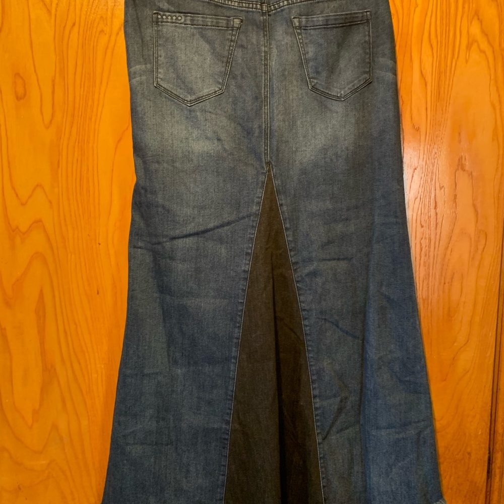 NWT Blank NYC Siren Mermaid Max jean skirt